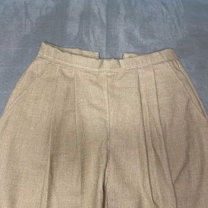 Handmade Wide-leg Pleated Trousers